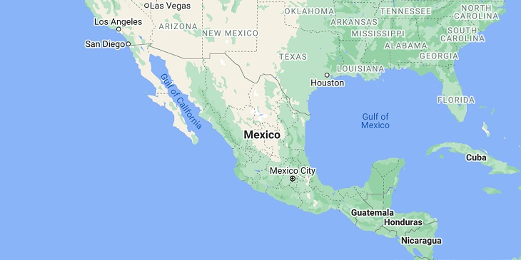 Map of Mexico