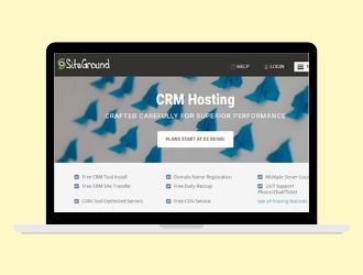 SiteGround CRM Hosting